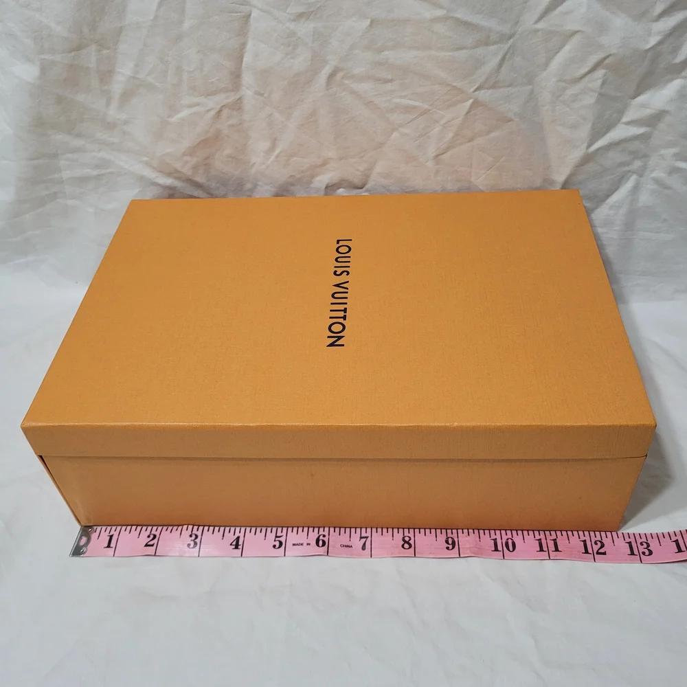 Louis Vuitton Gift Box Logo Empty Decorative Storage Organizer 12.5 x 8 x 3.75in